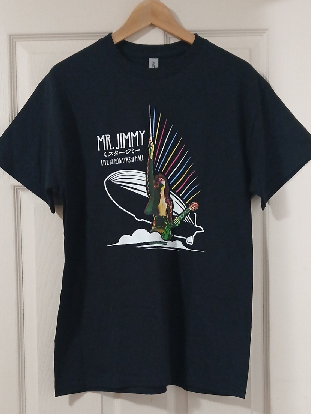 Led Zeppelin Japan Tour Mr. Jimmy Graphic Tee Black size M